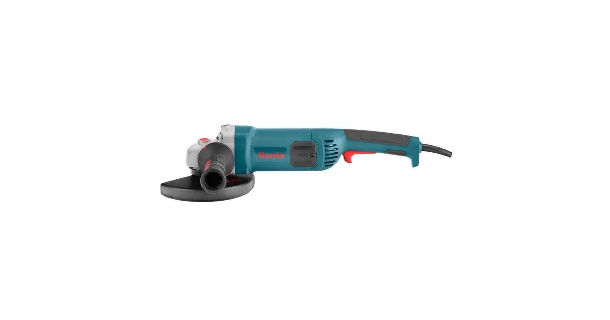 Ronix 3250 Angle Grinder 180mm 2200W 8500rpm 220-240V Electric Cutting Machine Anti Vibration