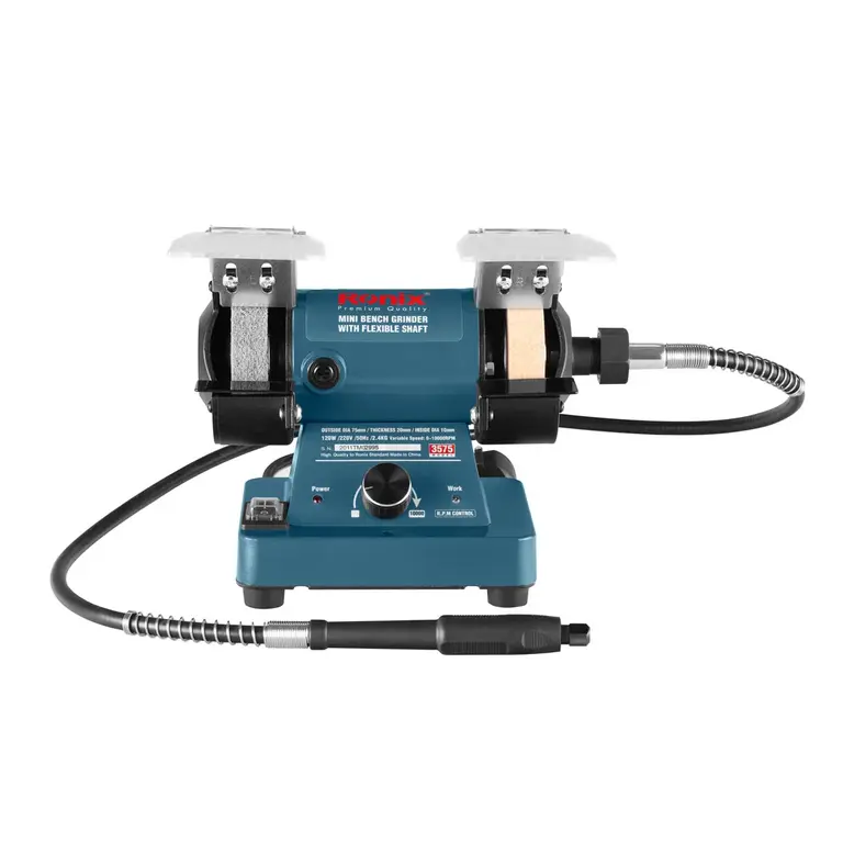Mini Bench Grinder With Flexible Shaft 120W-75mm-1