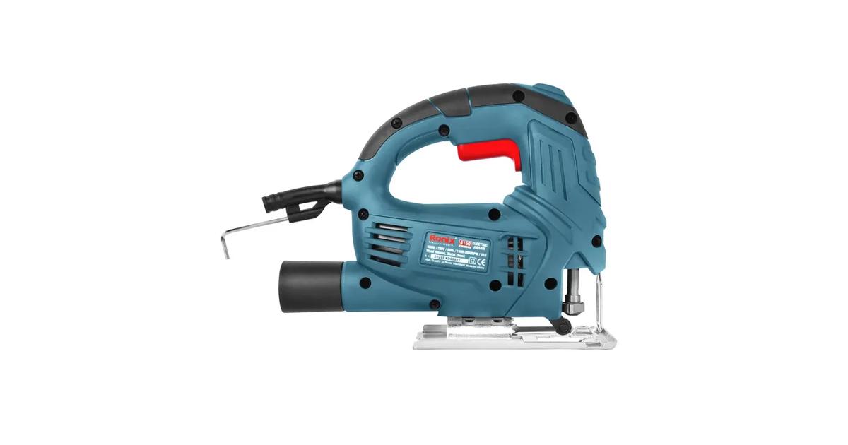 Ronix 4120 Jig Saw Integrated Dust Blower Helps Clear Line of Sight While Cutting Lock Button Continuous Work Soft Grip Jig Saw