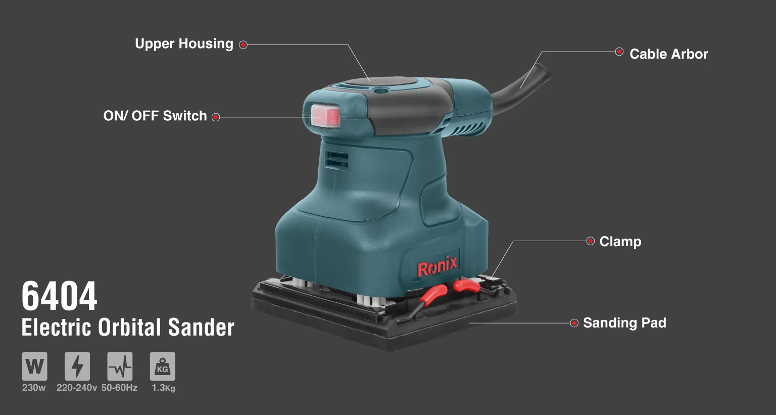 Electric Sander 230W_details