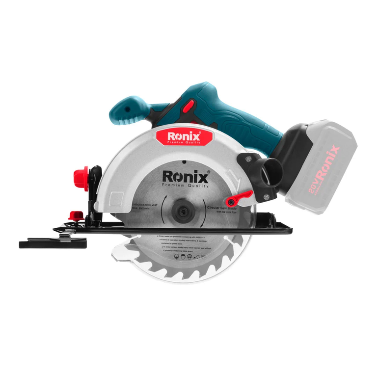 20V Cordless Circular Saw 165mm (Without battery and charger)