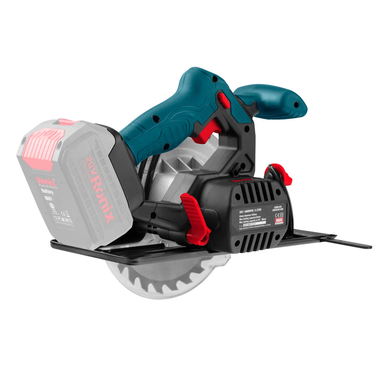 20V Cordless Circular Saw 165mm (Without battery and charger)