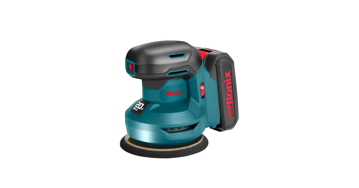 20V cordless orbital sander 125mm | 🧰 Ronix Tools