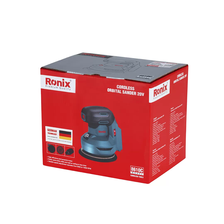 20V Cordless Orbital Sander 125mm