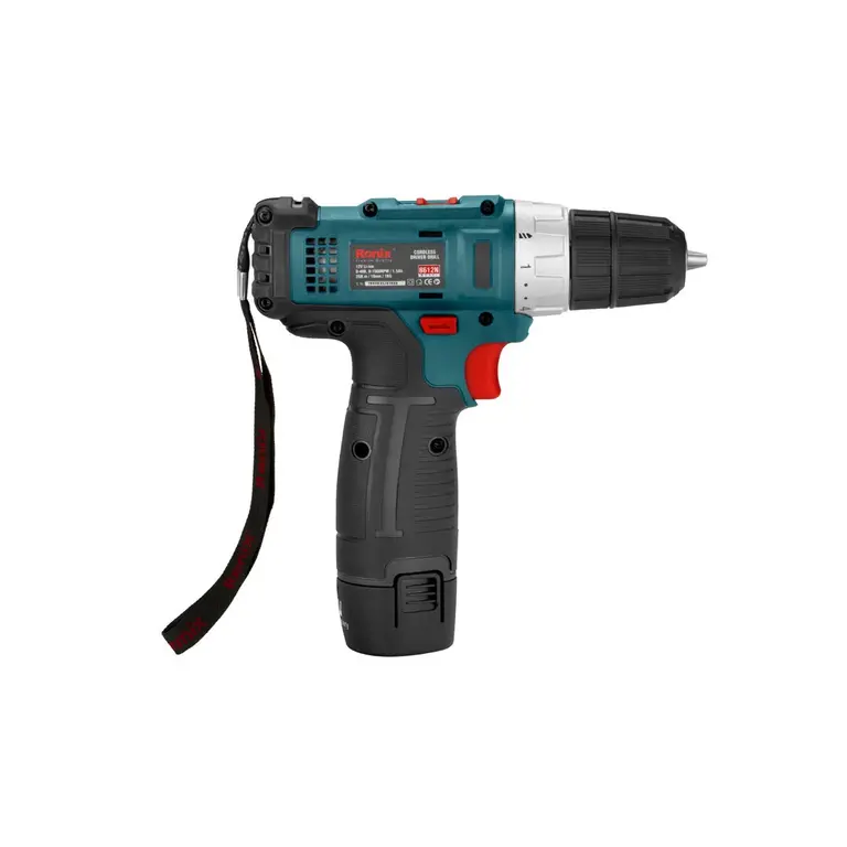 Cordless Drill Driver, Single Battery, 1Kg Right Side View