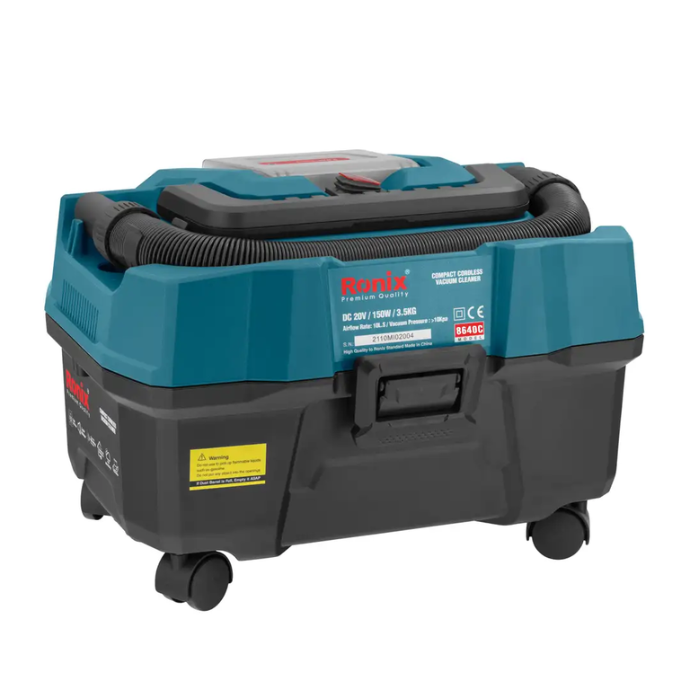 20V Compact Cordless Vacuum Cleaner 15L (Without battery & charger)