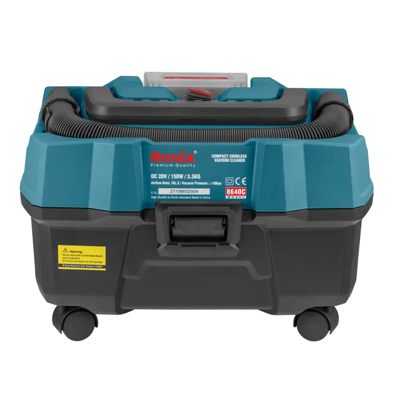 Aspiradora Compacta Inalámbrica de 20V 15L Sin batería ni cargador