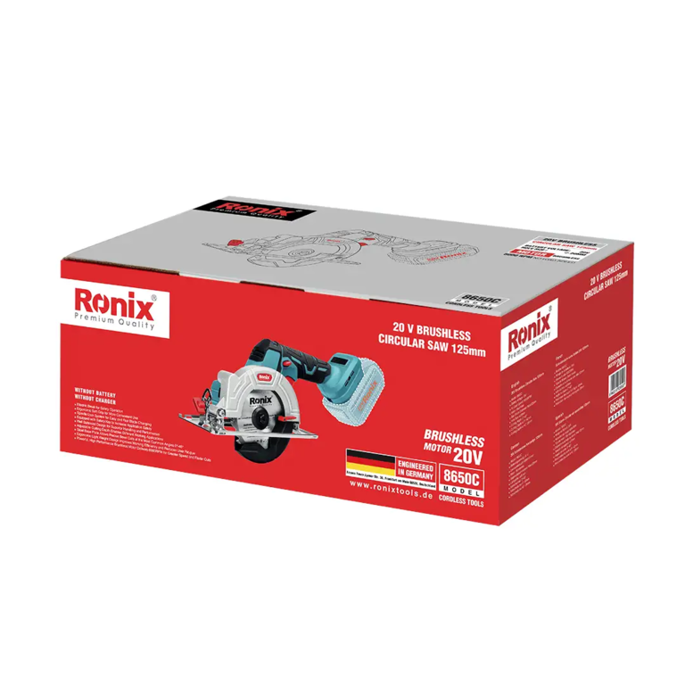 20V Brushless Cordless Circular Saw 125mm (Without battery and charger)