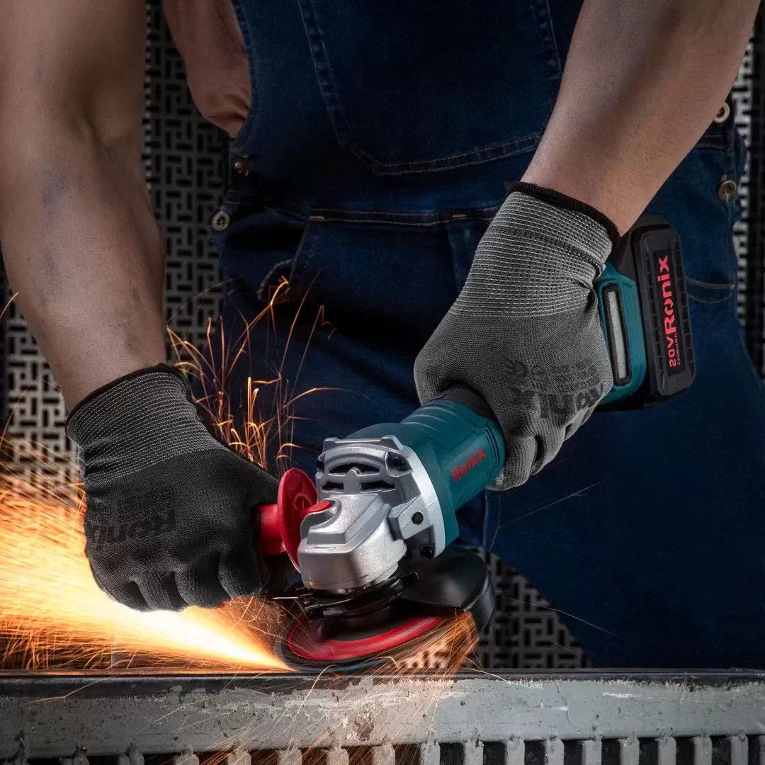 Kit de Amoladora Angular Inalámbrica sin Escobillas de 20V