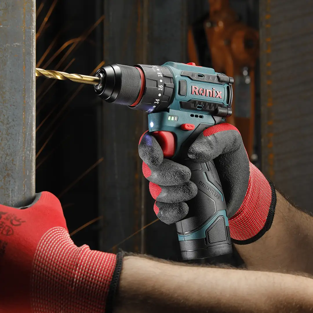 16V Brushless Cordless Drill 10mm-55N.m-110V