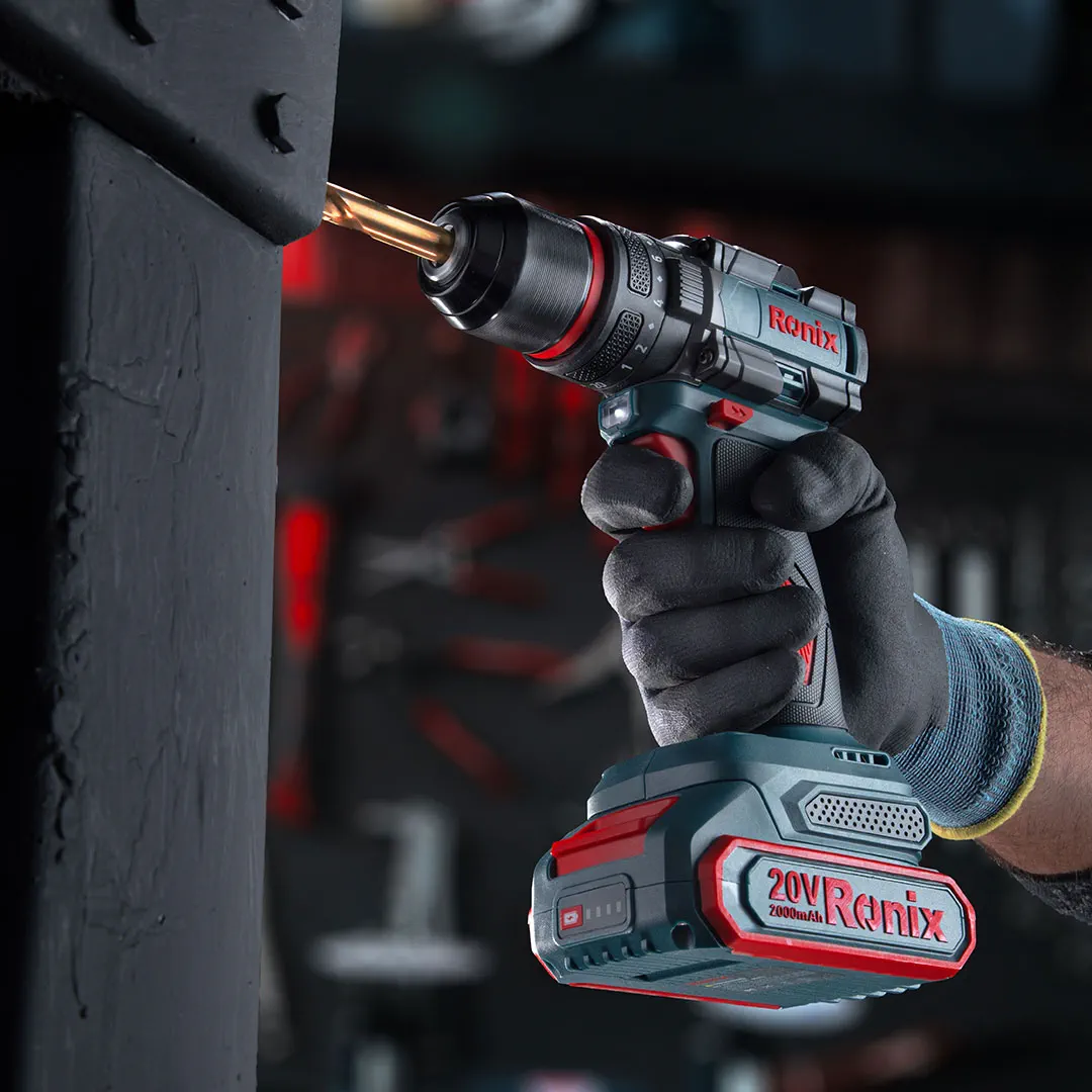 20V Brushless Cordless Impact Drill 13m-60N.m