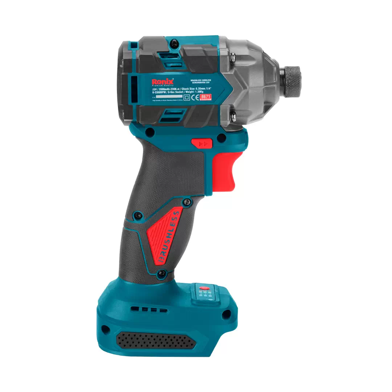 20V Brushless Cordless Screwdriver 230N.m (Without battery & charger)