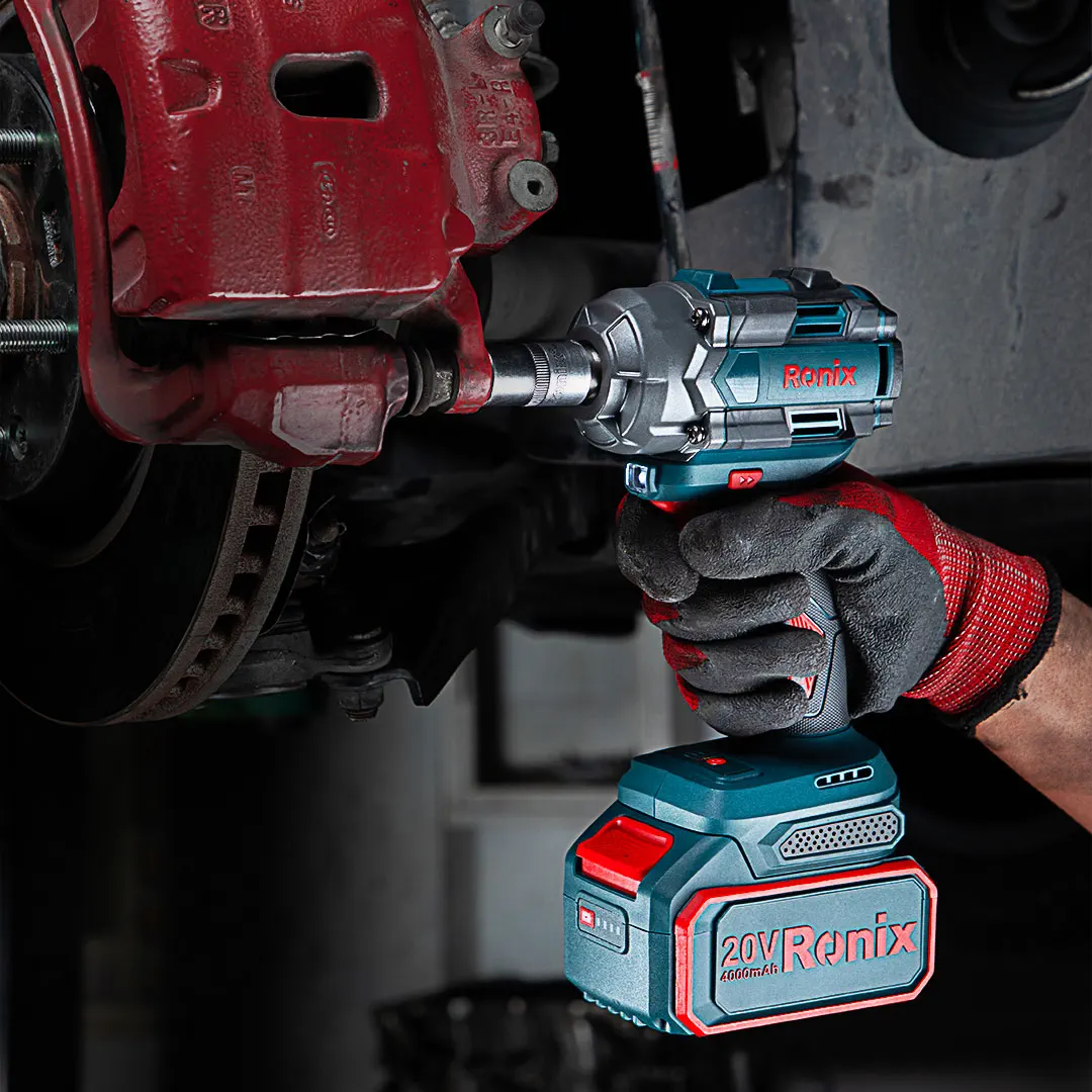 20V Brushless Cordless Impact Wrench 1/2 inch-500N.m