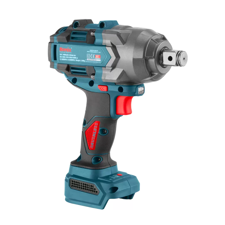 20V Brushless Cordless Impact Wrench 3/4Inch(1/2Inch)-1000N.m (Without battery and charger)