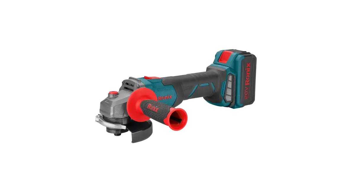RONIX Ronix New Model 8901K Member of 89series One Battery Run All The Tools 2PCS 20V 4ah Battery 115mm Brushless Angle Grinder Kit