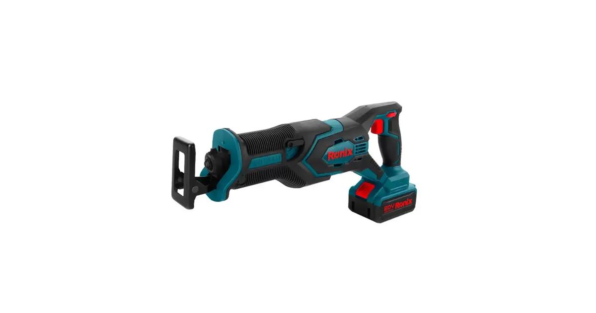Ronix 8904 Cordless Reciprocating Saw Blades Cordless for Metal Wood Shaft Kit Electric Drill Power Portable Saw Machine