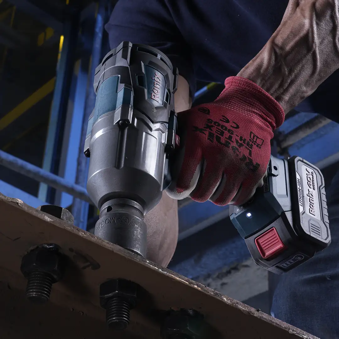 Ronix 8917 40V 40V Brushless Cordless Impact Wrench Kit 1200 N m ¾ inch