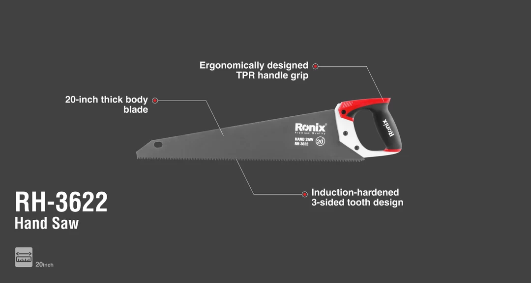 Ronix Hacksaw-20 inch RH-3622 with information