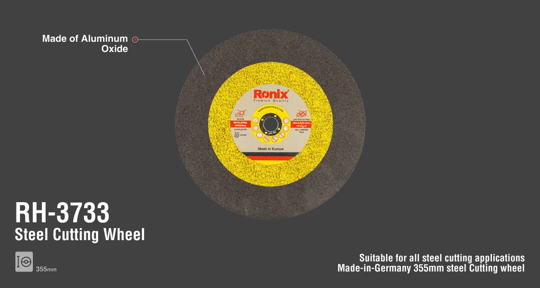 Ronix German Grinding Wheel-115*6*22.2mm RH-3733 with information