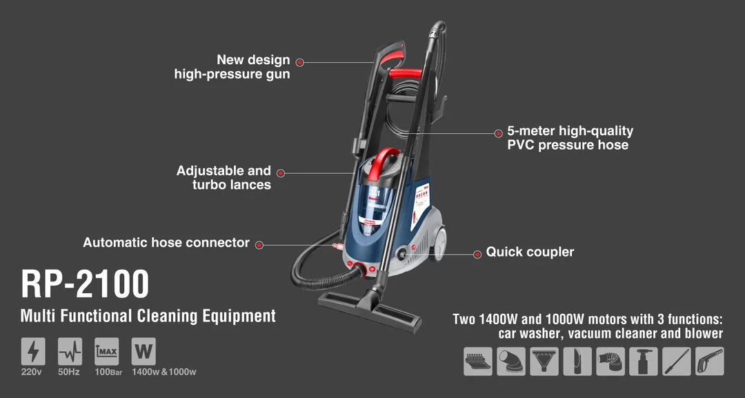 Ronix Multifunctional Cleaning Equipment RP-2100 with information