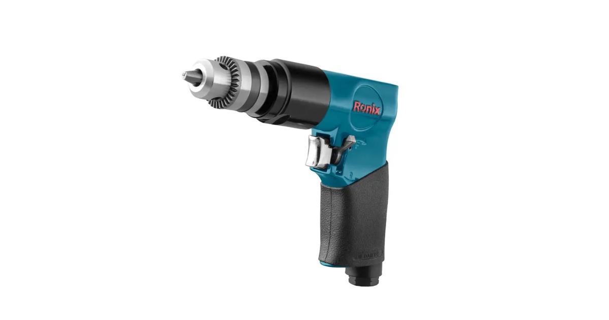 Ronix Ra-1401 Air Drill 10mm Keyed Chuck Portable Mini Professional Electric Drill Workshop Tools