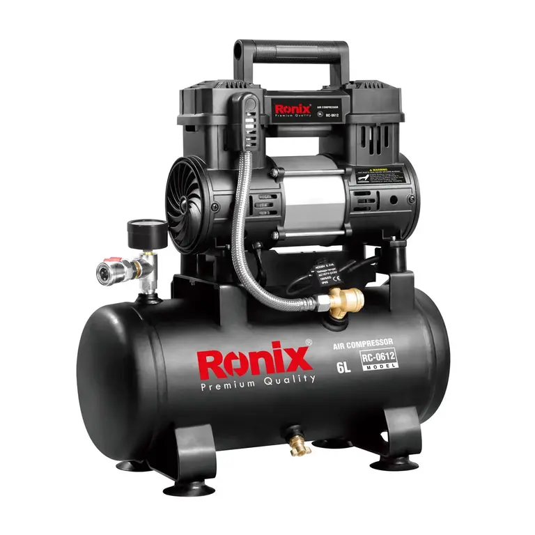6L Quiet Air Compressor, 600W: Catalog + Features |    Ronix Tools