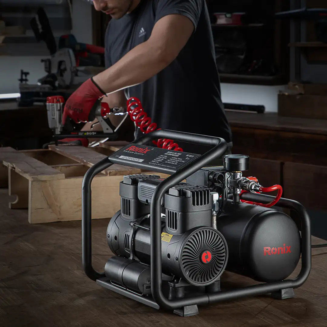 Silent And oil free Air Compressor 6L-1100W