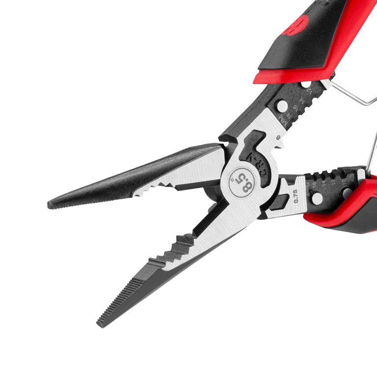 Multi-function long nose pliers 8.5 inch