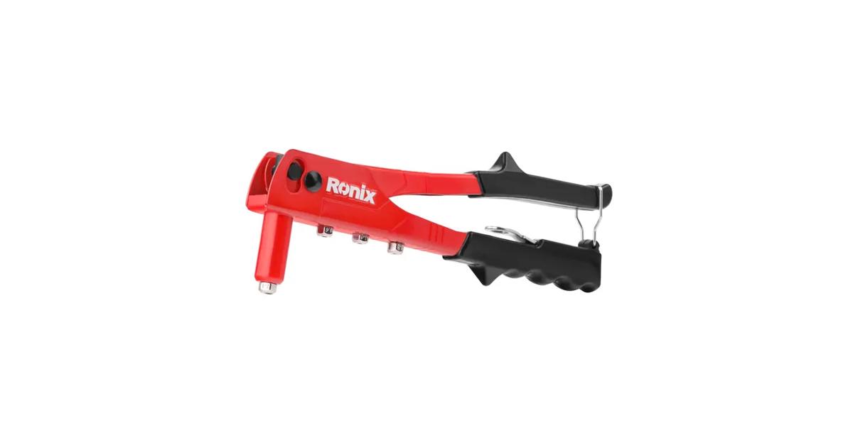 Riveteuse 2 Mains Professionnelle RH 170888 – Corps Aluminium Léger, Jusqu'à 6,4 Mm – Outil Robuste & Ergonomique 450 Mm