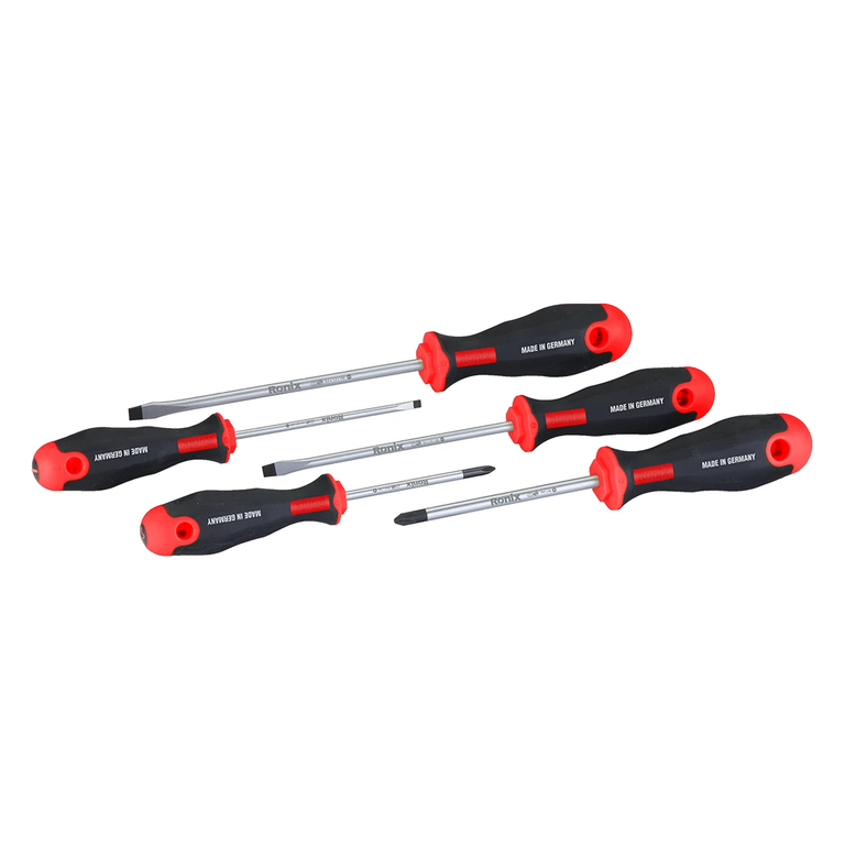 5pcs TPR Handle Screwdriver Set - German