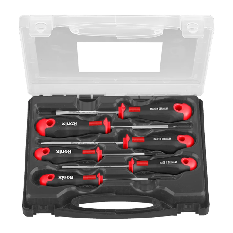 6-teiliges Schraubendreher-Set mit TPR-Griff