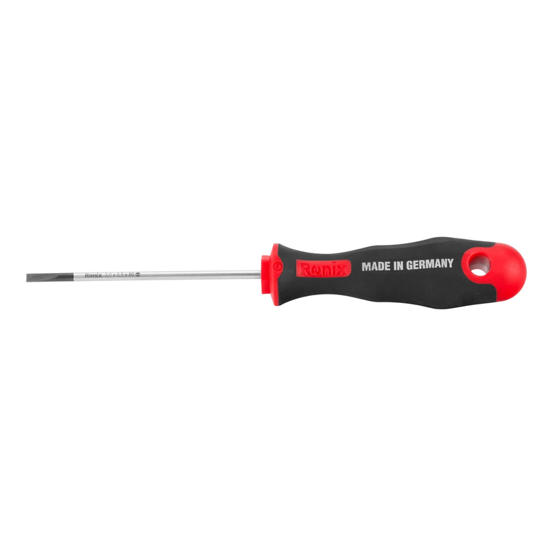 TPR Handle Slotted Screwdriver 3*80 - German