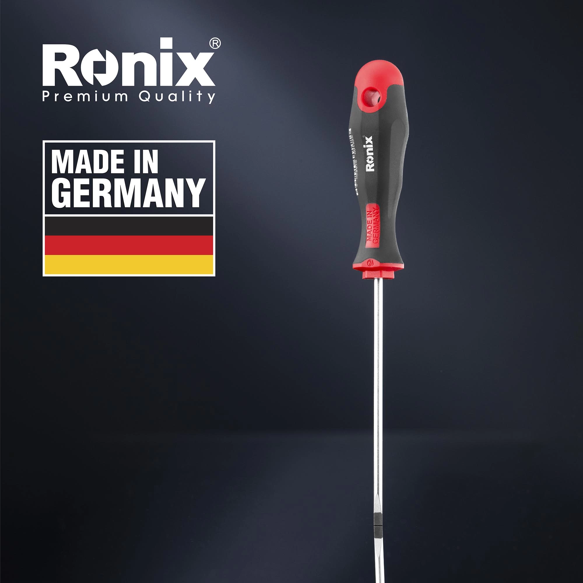 TPR Handle Slotted Screwdriver 3.5*100 - German