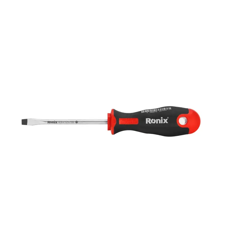 TPR Handle Slotted Screwdriver 6.5*100 - German