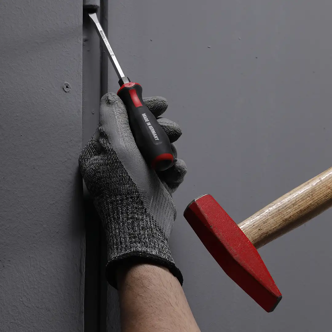 TPR Griff Schlitzhammer Schraubendreher 5 5 100