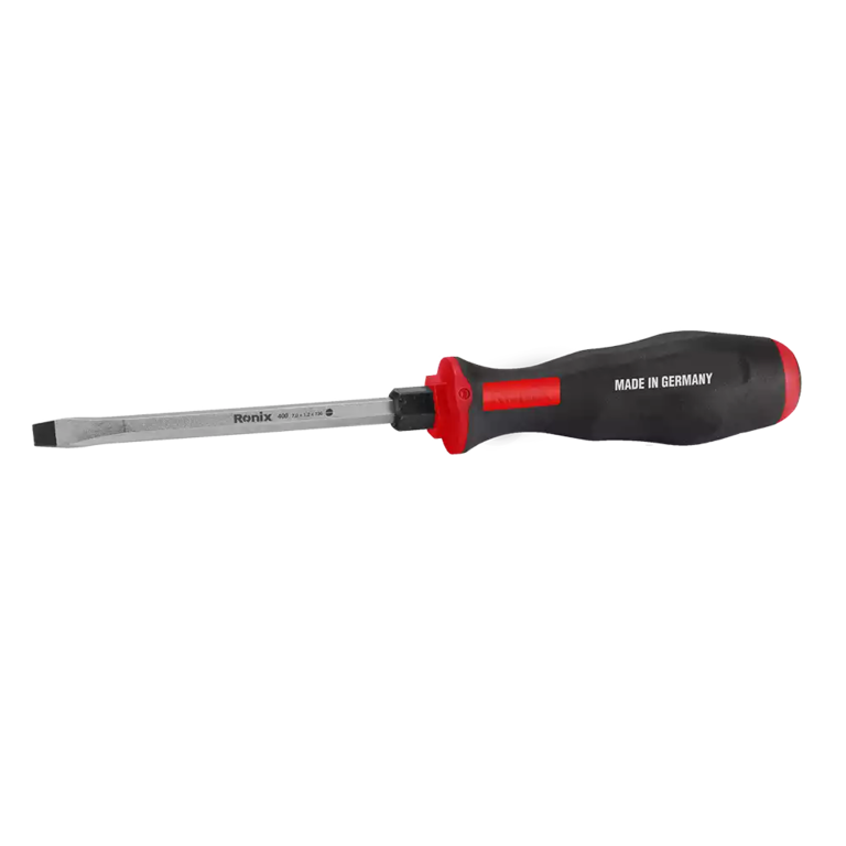 TPR Handle Slotted Hammer Screwdriver 7*130 - German