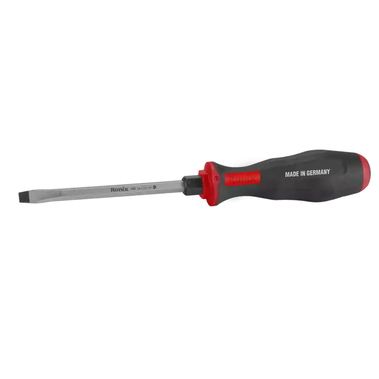TPR Handle Slotted Hammer Screwdriver 8*150 - German