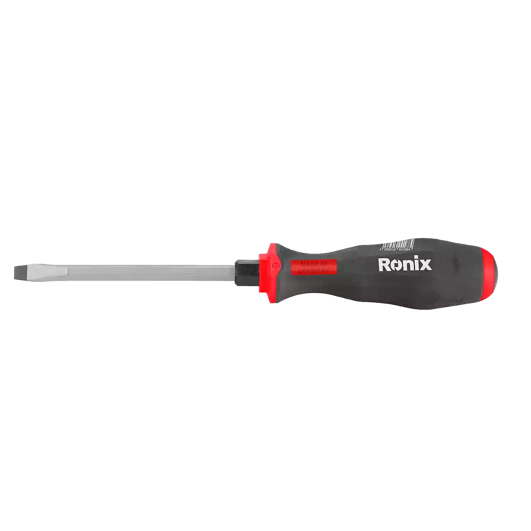 Schlitz-Schraubendreher mit Schlagkappe und TPR-Griff, 9 × 150 mm