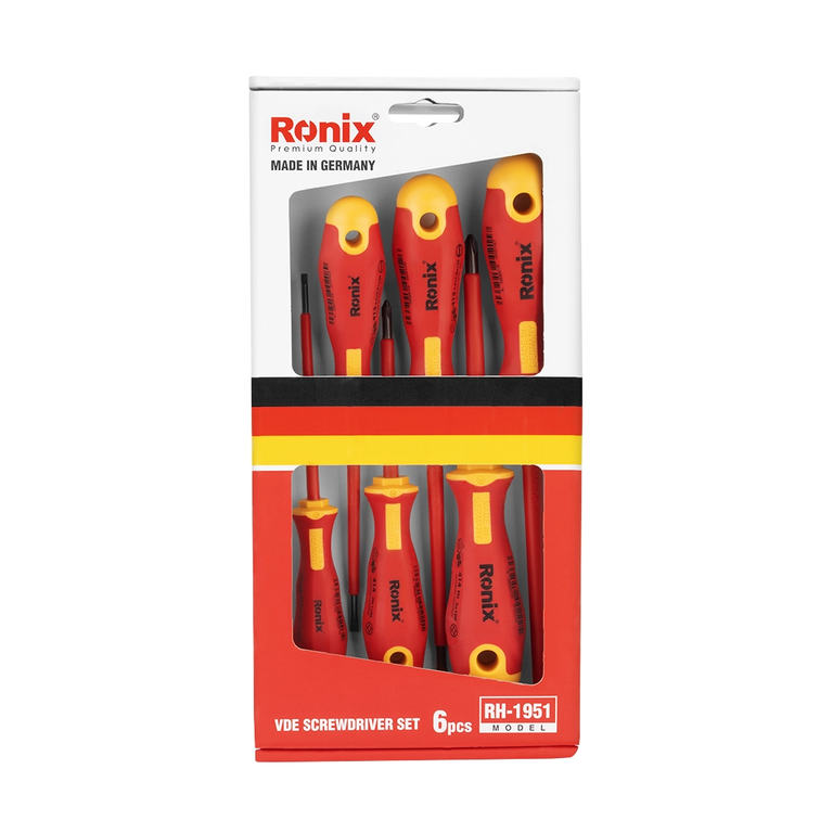 6pcs VDE Screwdriver set - German