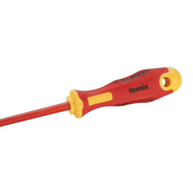 VDE Slotted Screwdriver 3.5*100 - Tip thickness 0.6 - German