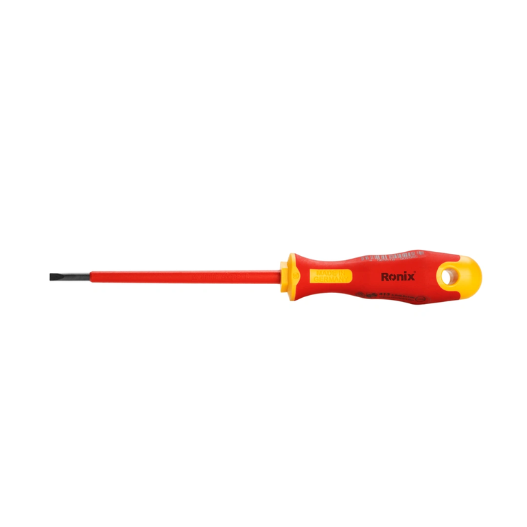 VDE Slotted Screwdriver 3.5*100 - Tip thickness 0.8 - German