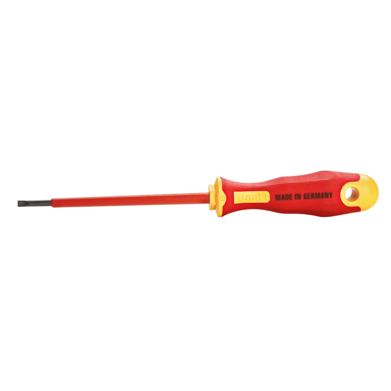 VDE Slotted Screwdriver 3.5*100 - Tip thickness 0.8 - German