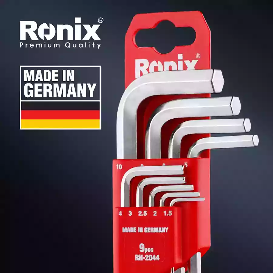 9pcs Short Arm Hex Key set German