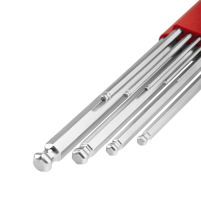 9pcs Long Arm Hex Key set with ballpoint German