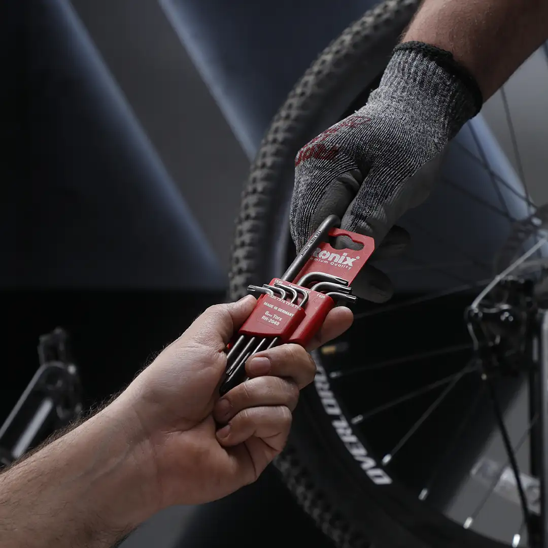 8 teiliges Torx Schl ssel Set mit kurzem Arm Made in Germany