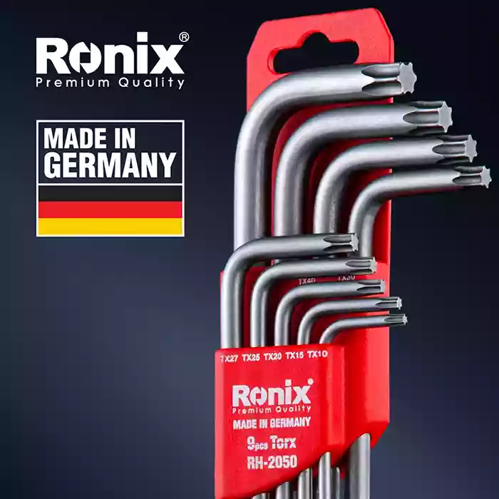 9pcs long Arm Torx Key set German