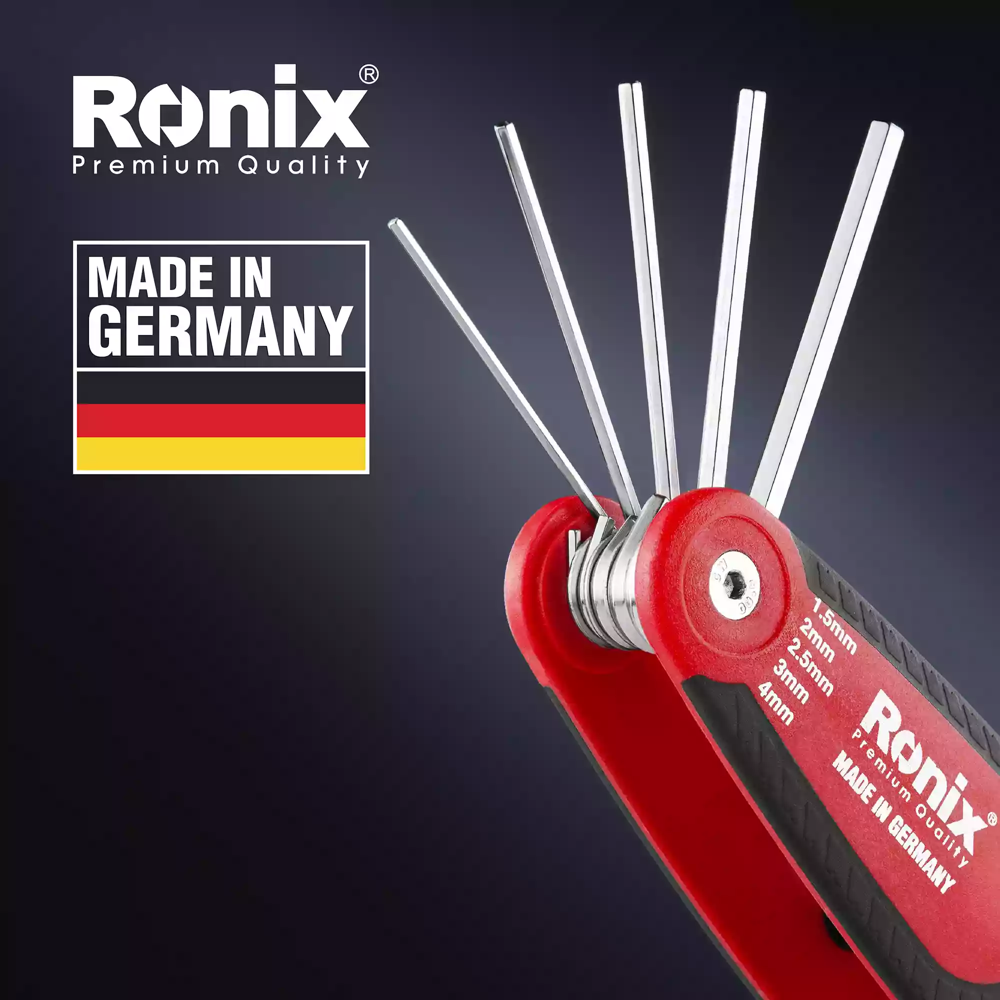 Folding Hex Key German