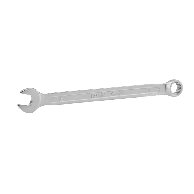 Combination Ring and Open Spanner, 9mm, Cr-V-1