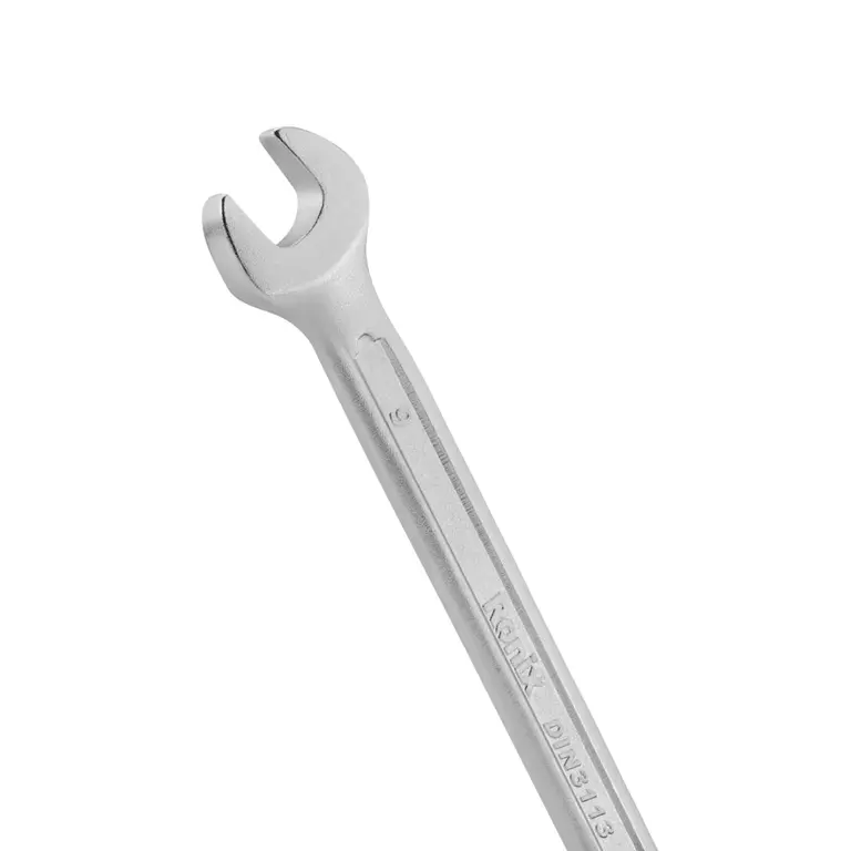 Combination Ring and Open Spanner, 9mm, Cr-V-3