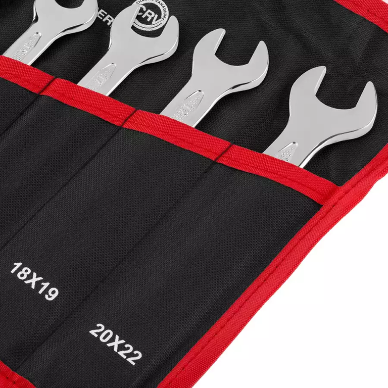 Double open end spanner set 8pcs 